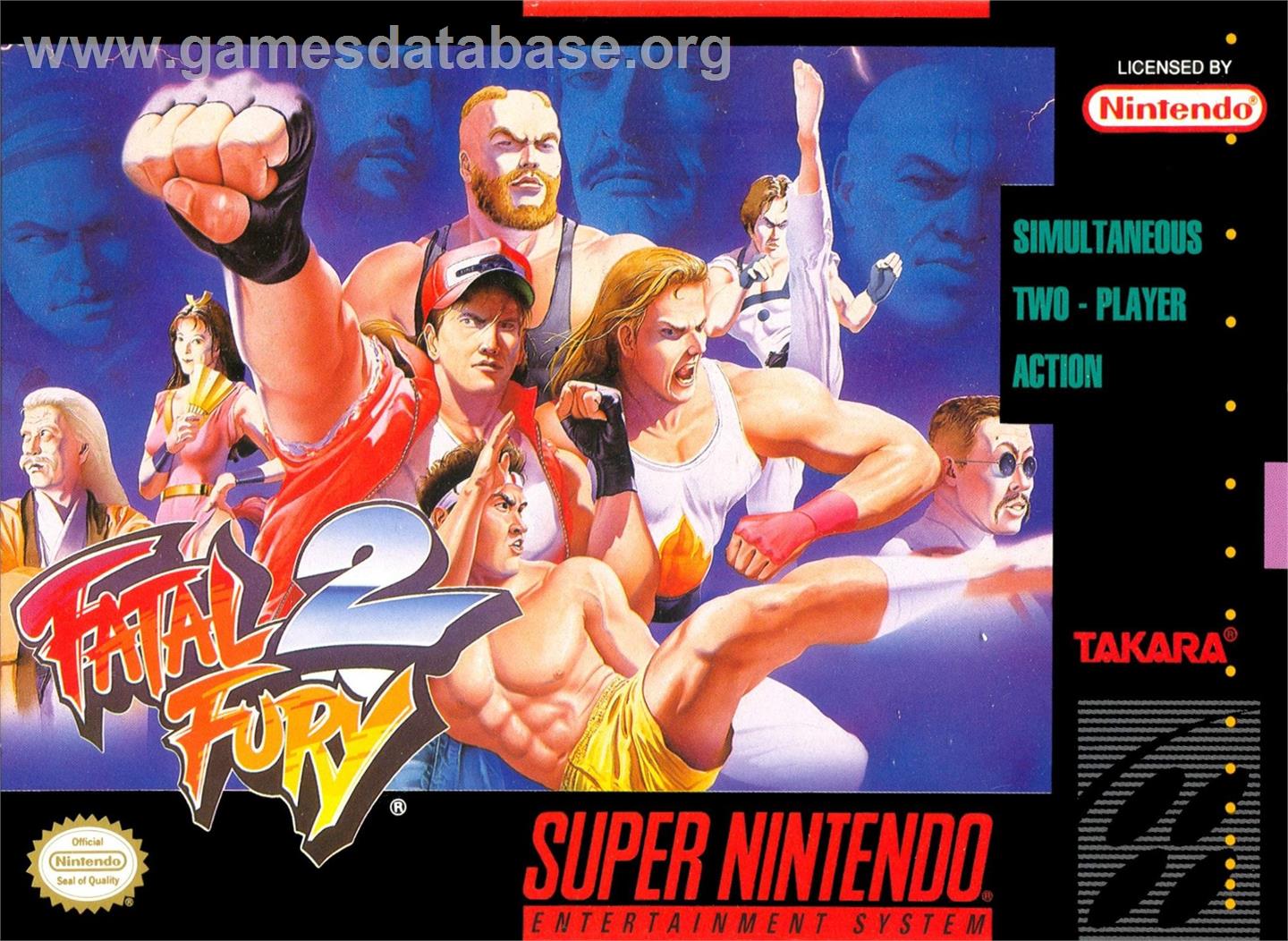 Fatal Fury 2 - Nintendo SNES - Artwork - Box