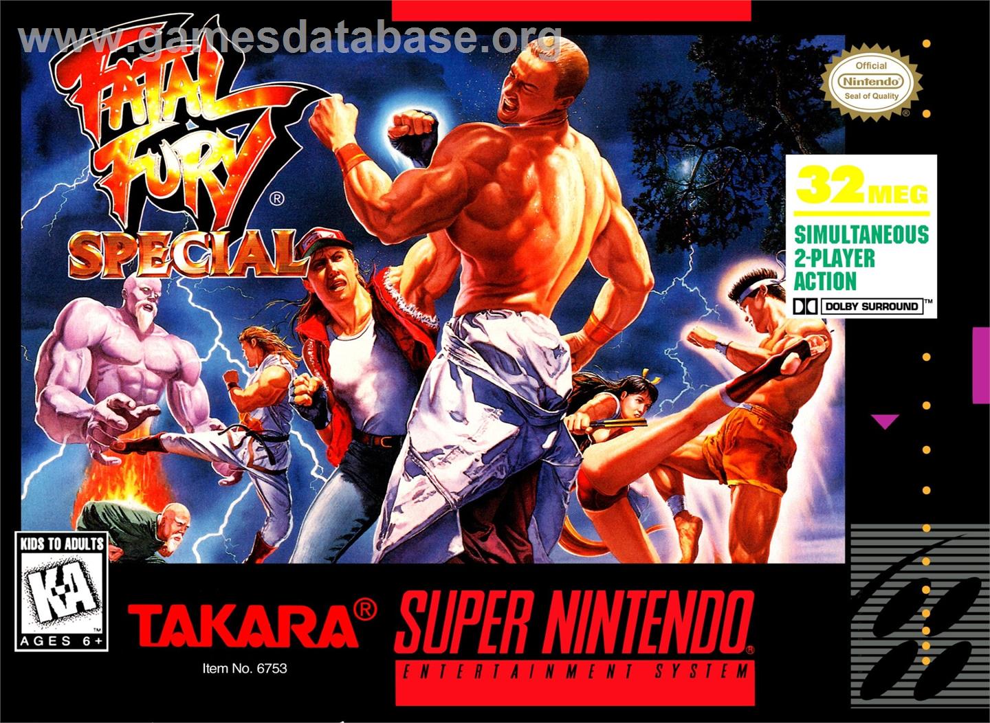 Fatal Fury Special - Nintendo SNES - Artwork - Box