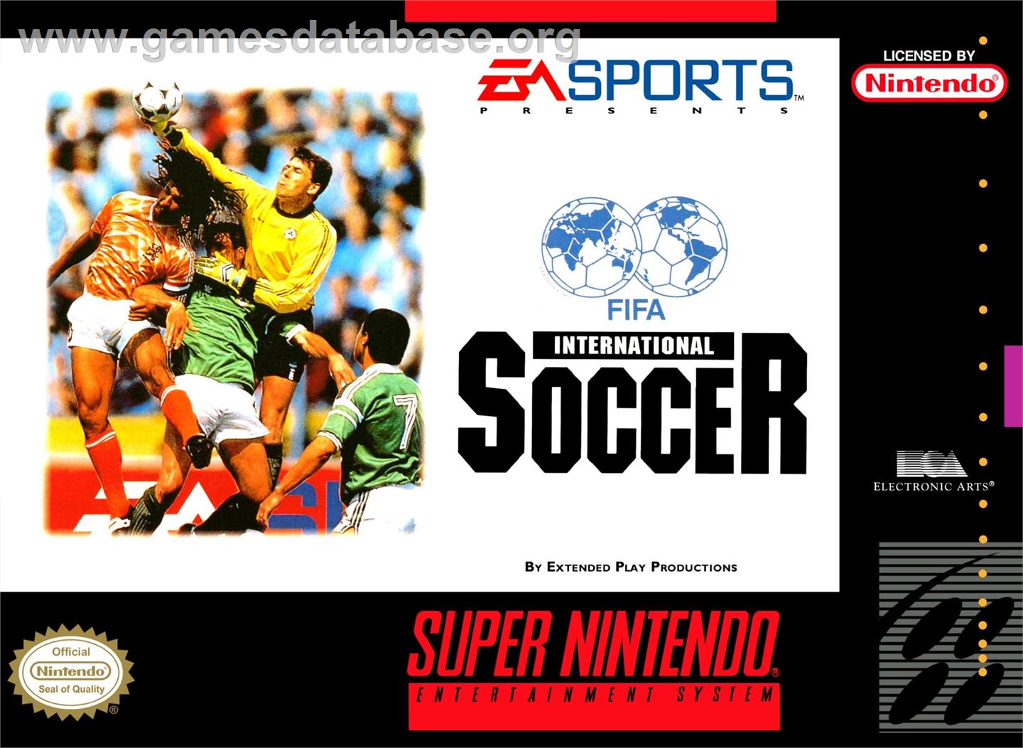 Fifa International Soccer - Nintendo SNES - Artwork - Box
