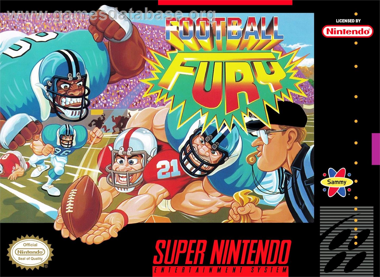 Football Fury - Nintendo SNES - Artwork - Box