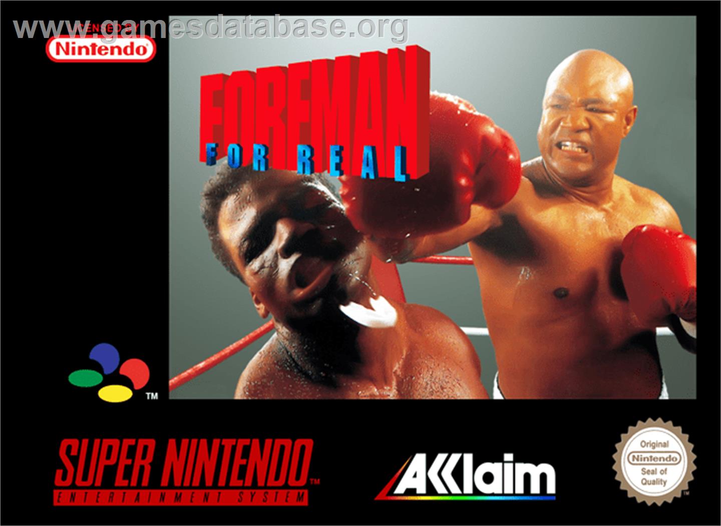 Foreman for Real - Nintendo SNES - Artwork - Box