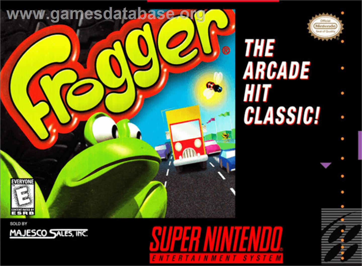 Frogger - Nintendo SNES - Artwork - Box