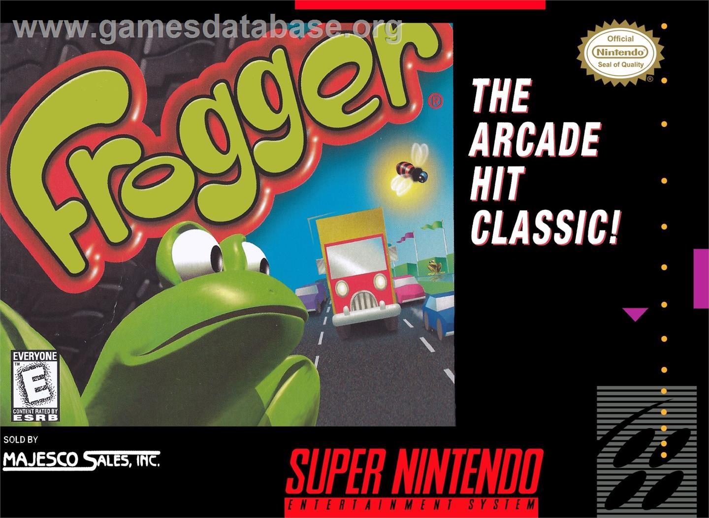 Frogger - Nintendo SNES - Artwork - Box