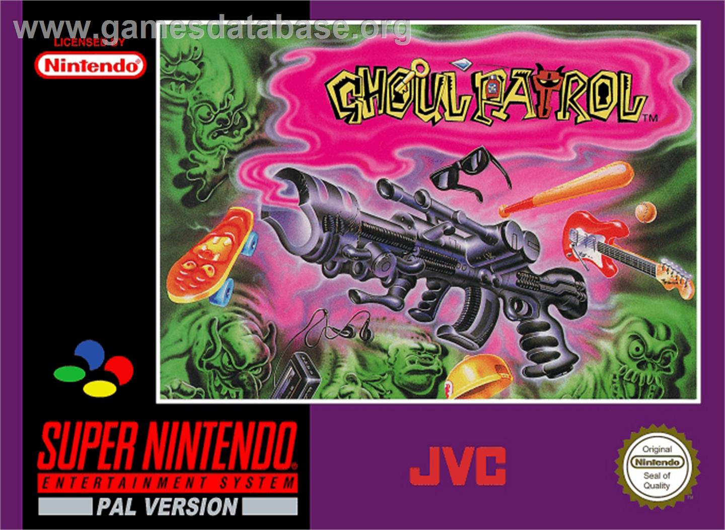 Ghoul Patrol - Nintendo SNES - Artwork - Box