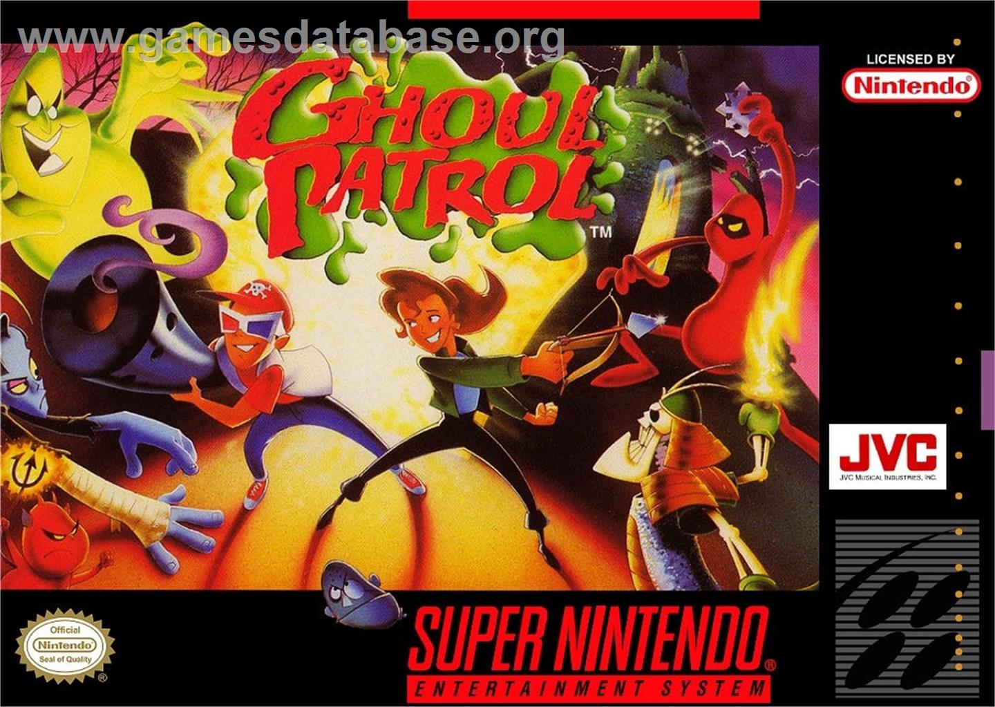 Ghoul Patrol - Nintendo SNES - Artwork - Box