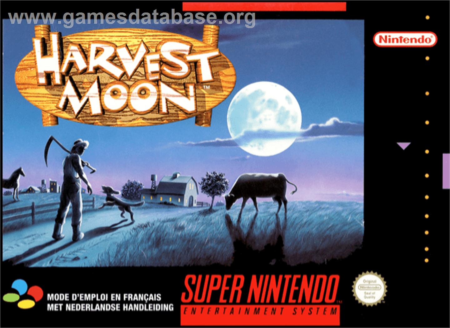 Harvest Moon - Nintendo SNES - Artwork - Box