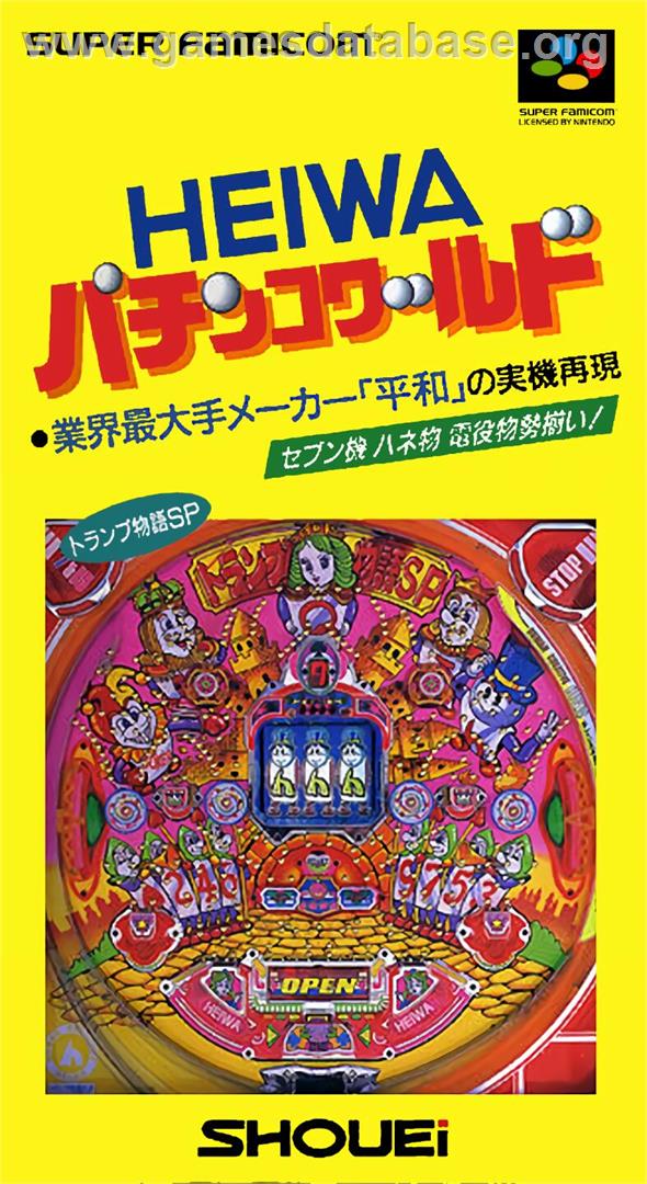 Heiwa Pachinko World - Nintendo SNES - Artwork - Box