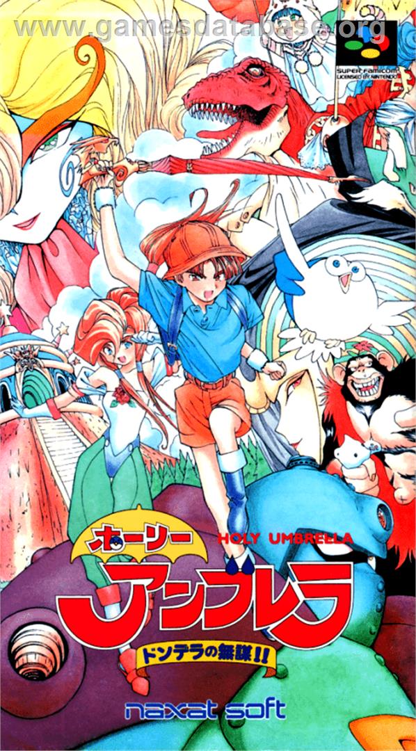 Holy Umbrella: Dondera no Mubo - Nintendo SNES - Artwork - Box