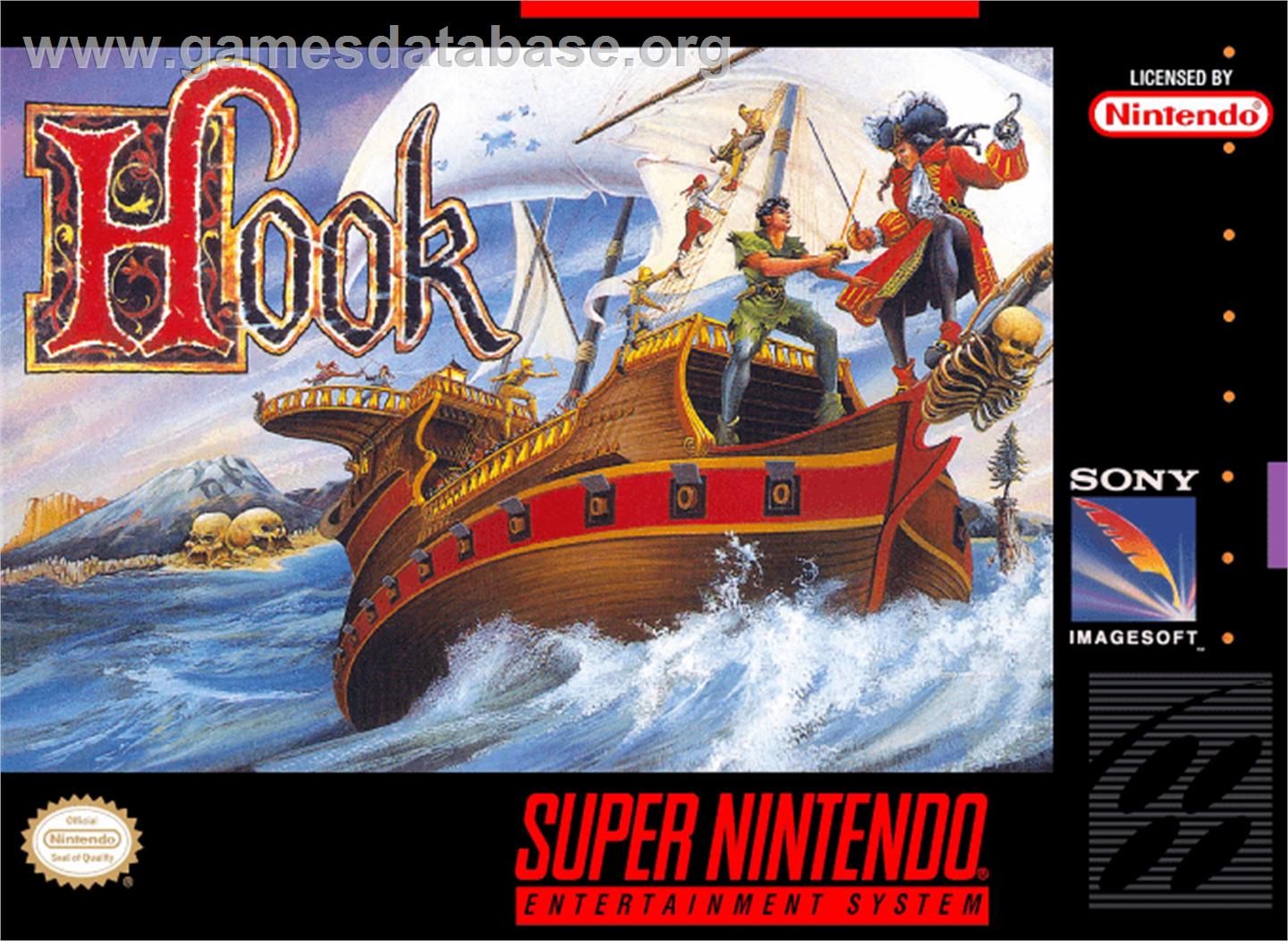 Hook - Nintendo SNES - Artwork - Box