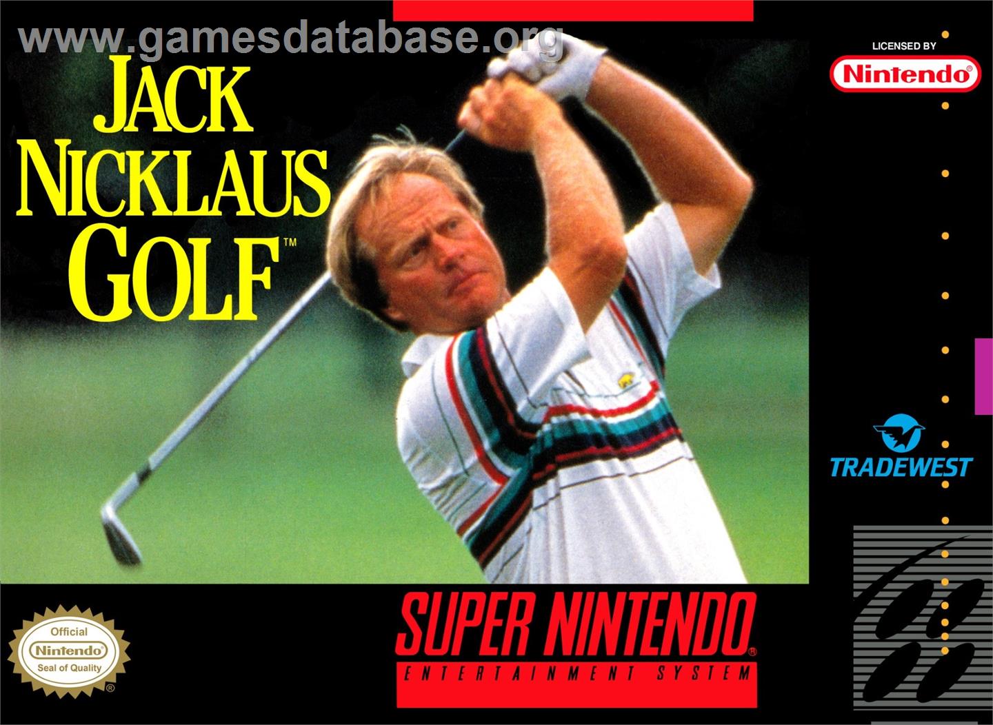 Jack Nicklaus Golf - Nintendo SNES - Artwork - Box
