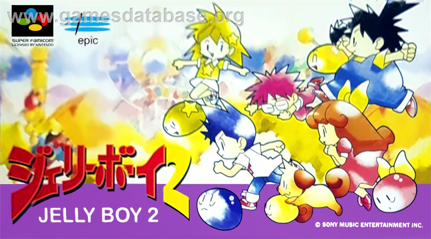 Jelly Boy 2 - Nintendo SNES - Artwork - Box
