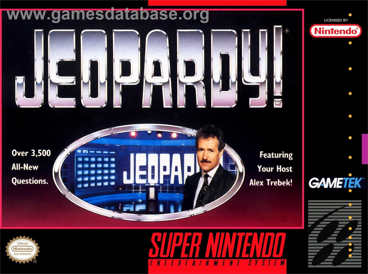 Jeopardy! - Nintendo SNES - Artwork - Box