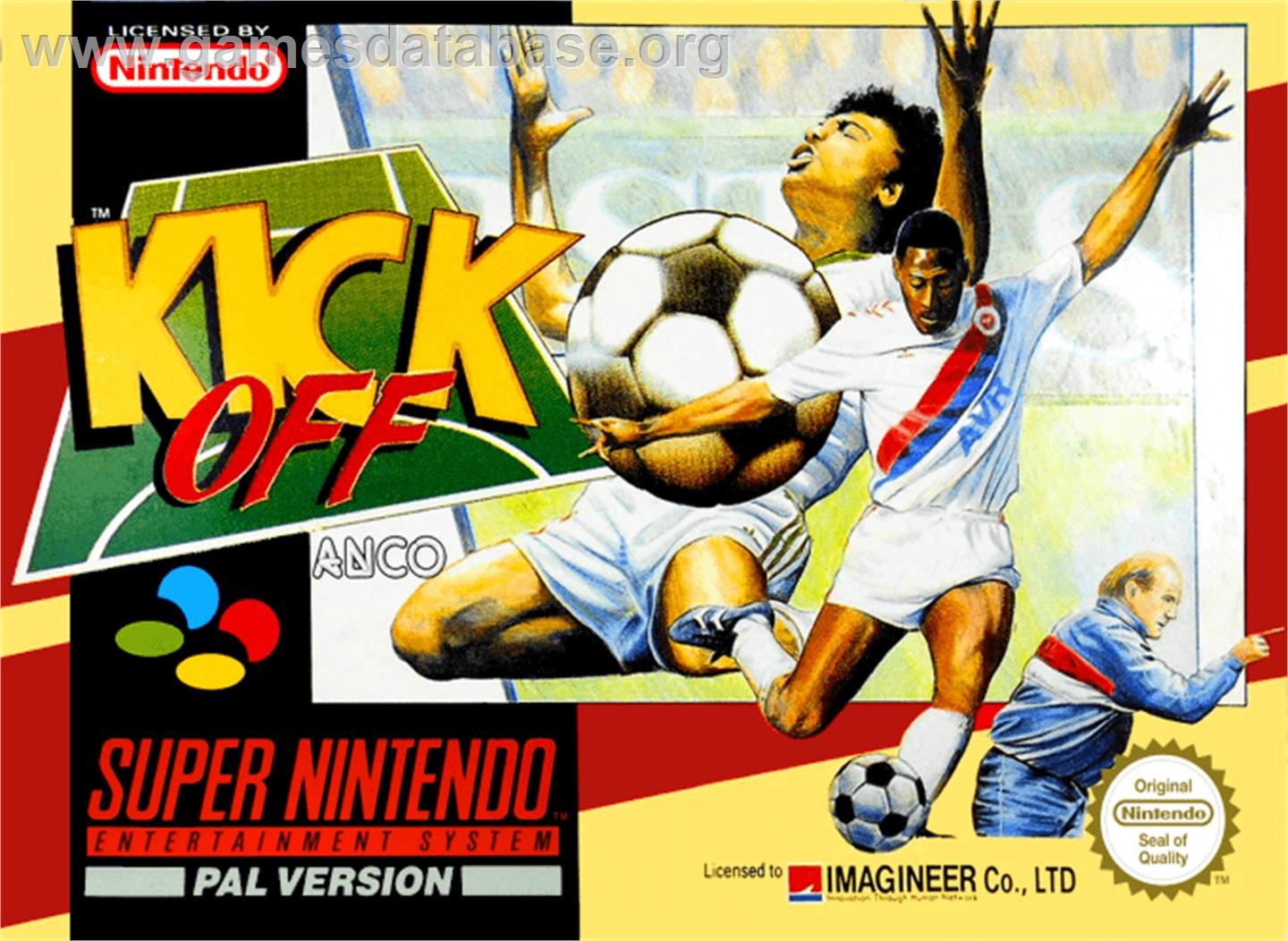 Kick Off - Nintendo SNES - Artwork - Box