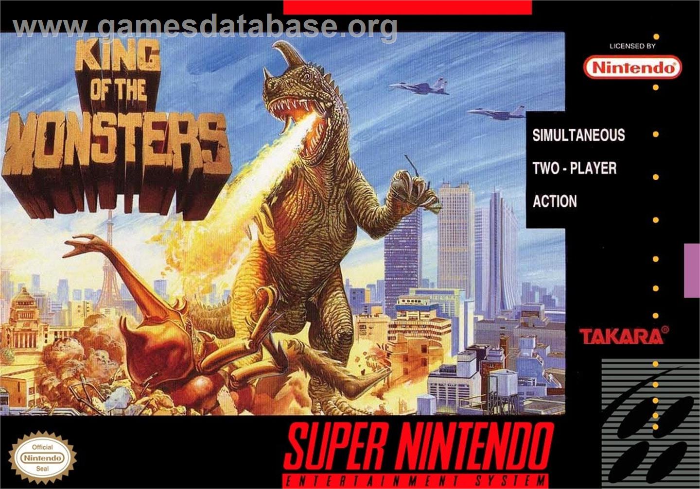 King Of The Monsters - Nintendo SNES - Artwork - Box