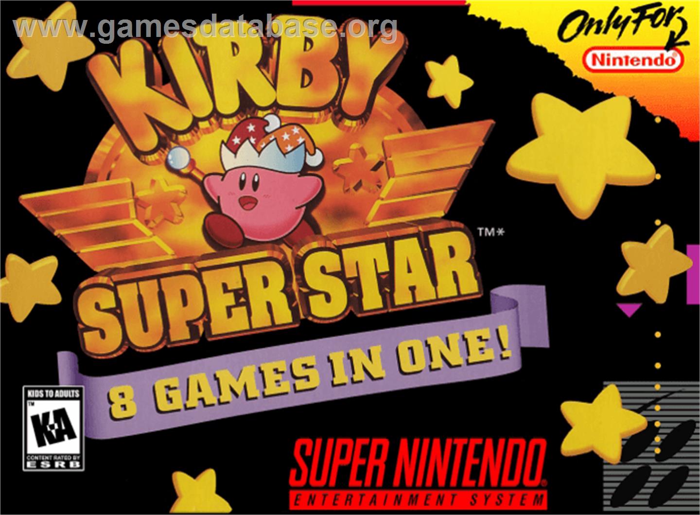 Kirby Super Star - Nintendo SNES - Artwork - Box