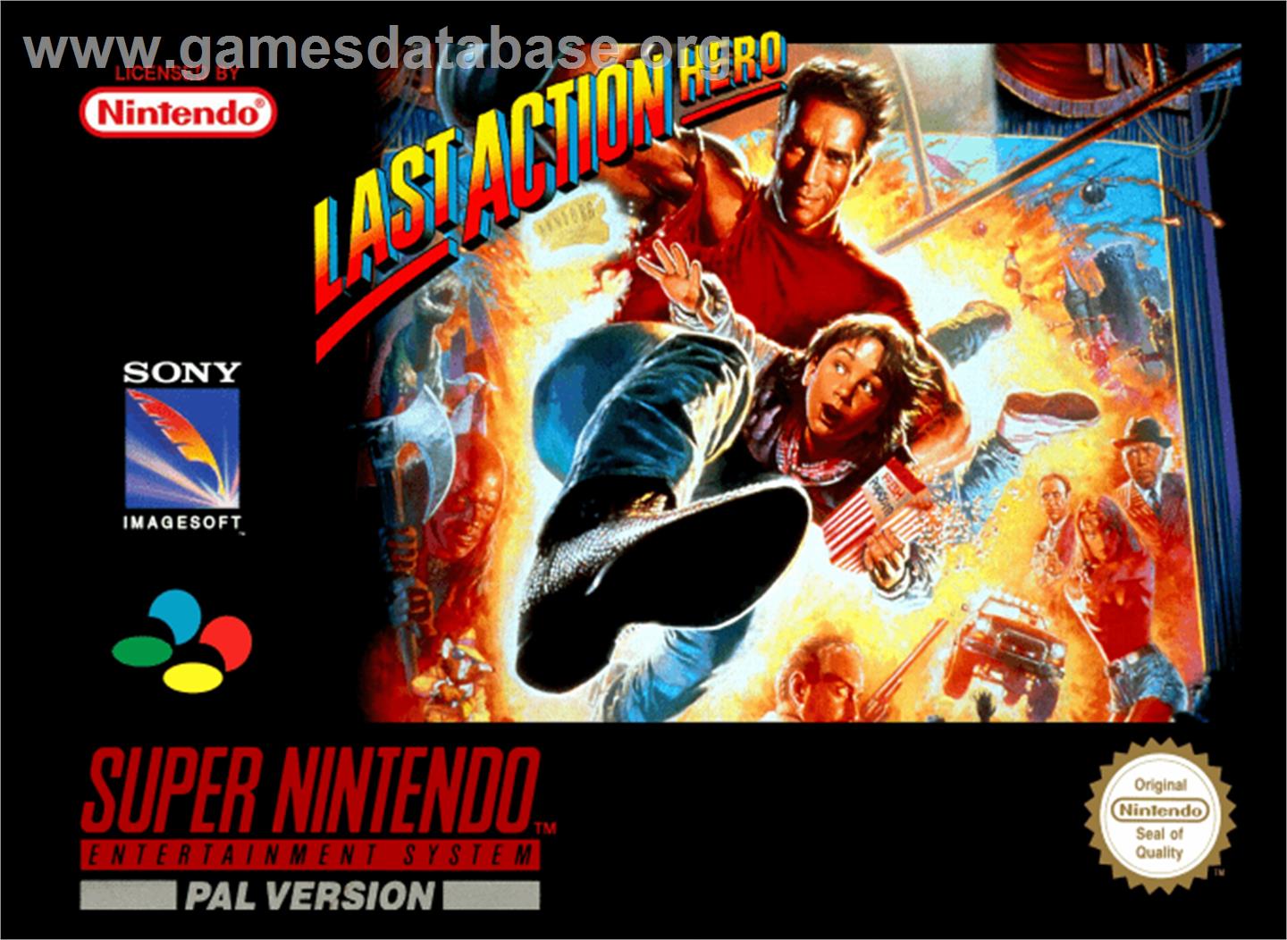 Last Action Hero - Nintendo SNES - Artwork - Box