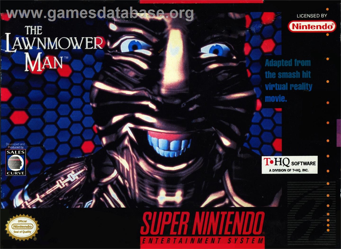 Lawnmower Man, The - Nintendo SNES - Artwork - Box