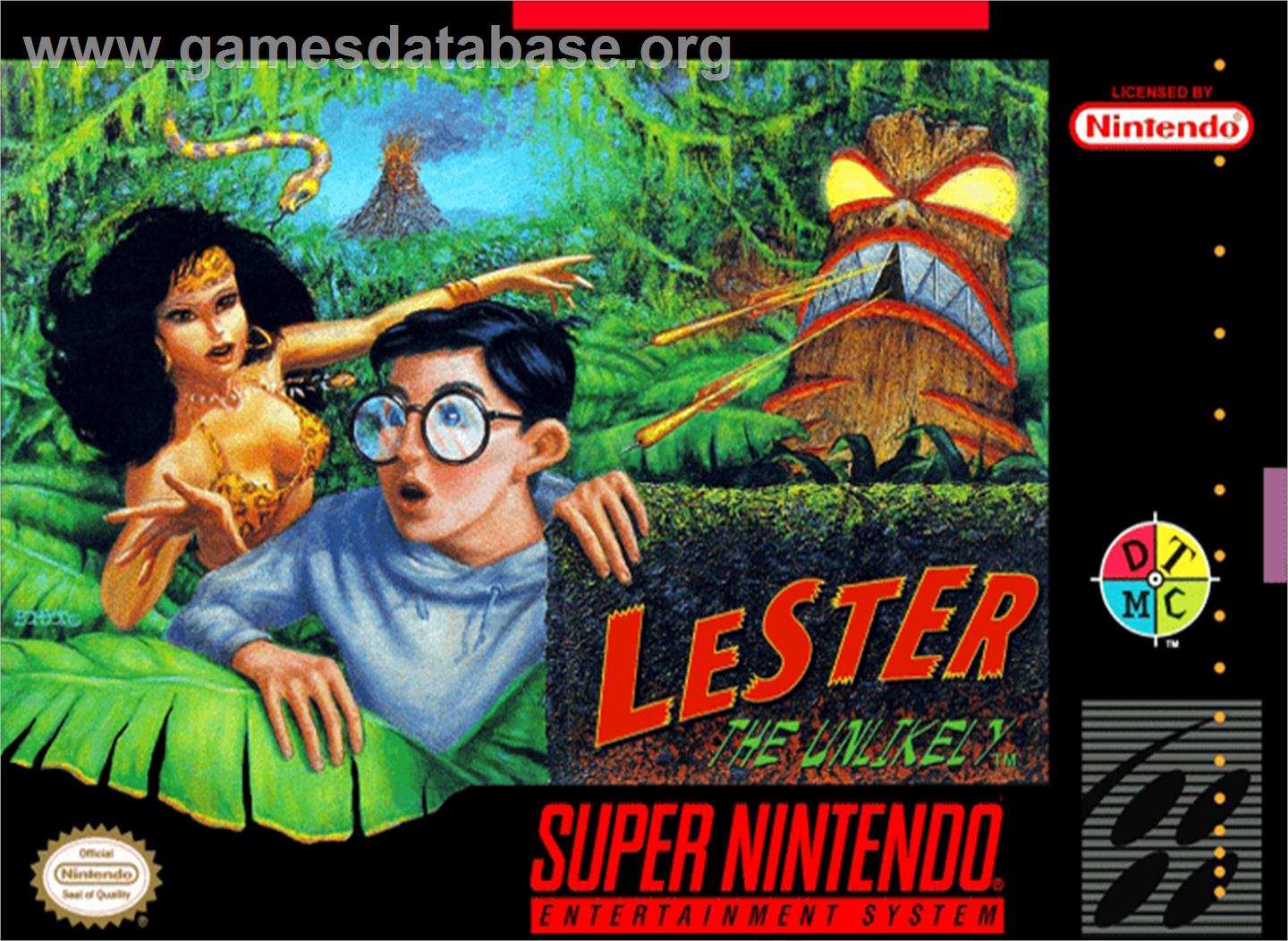 Lester the Unlikely - Nintendo SNES - Artwork - Box