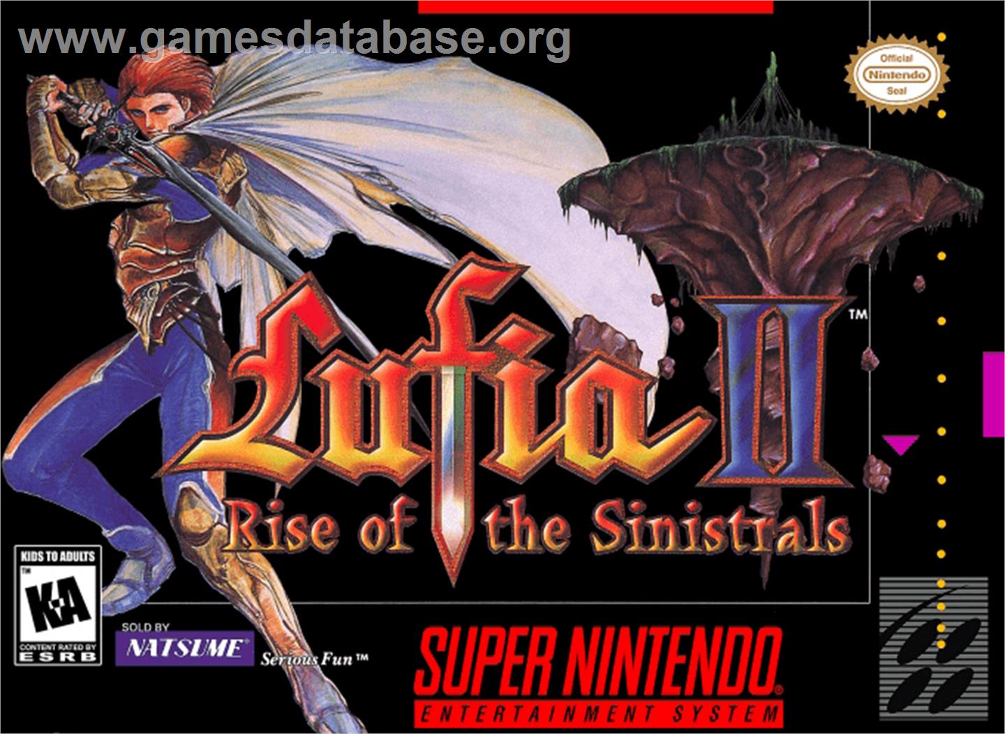 Lufia II: Rise of the Sinistrals - Nintendo SNES - Artwork - Box