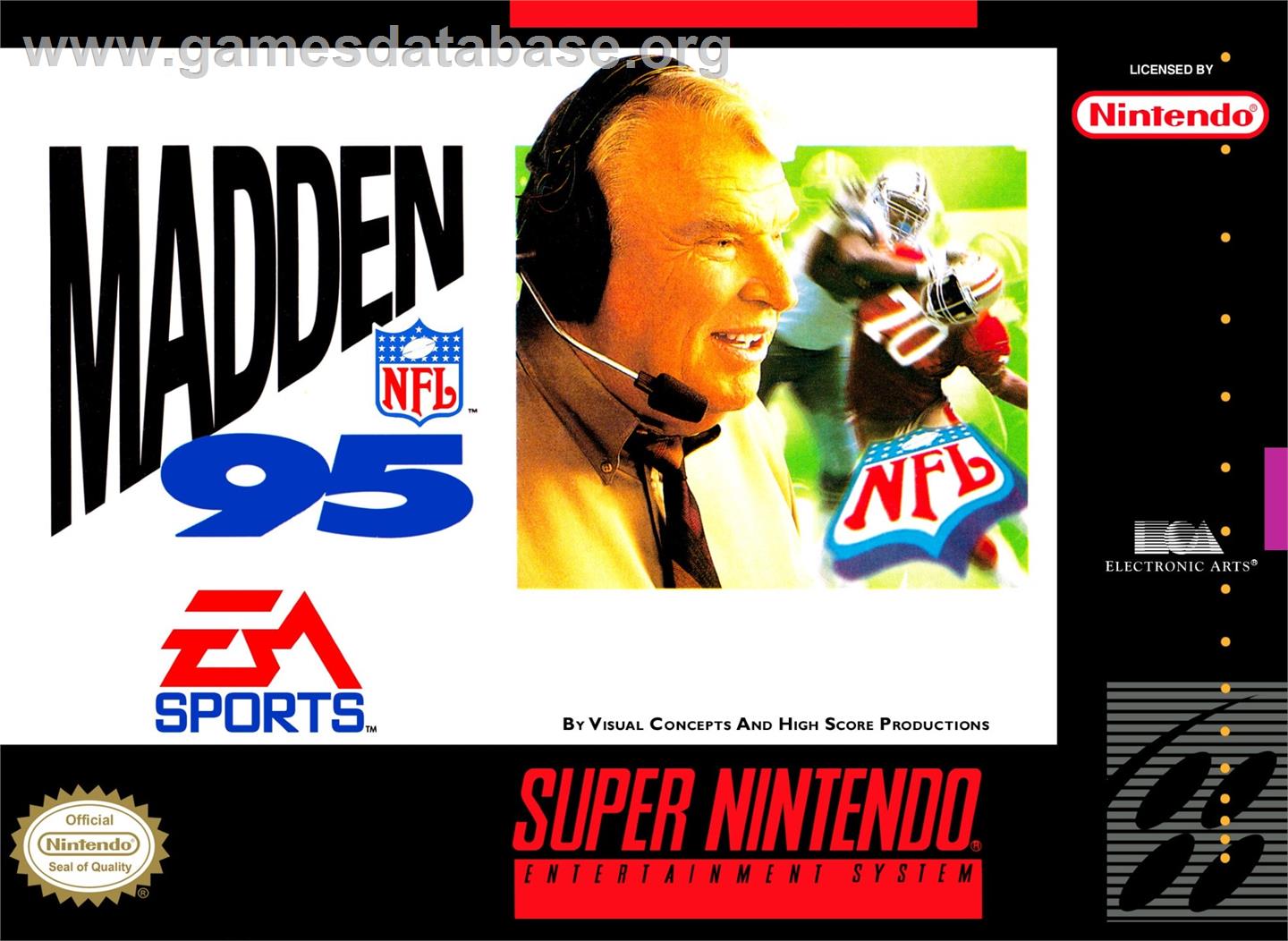 Madden Nfl 95 - Nintendo SNES - Artwork - Box
