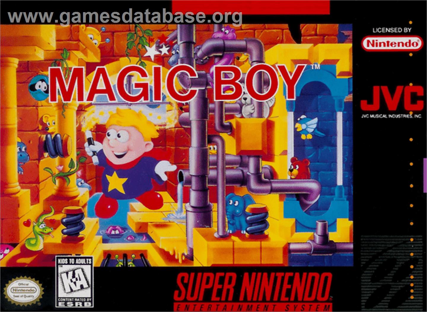 Magic Boy - Nintendo SNES - Artwork - Box