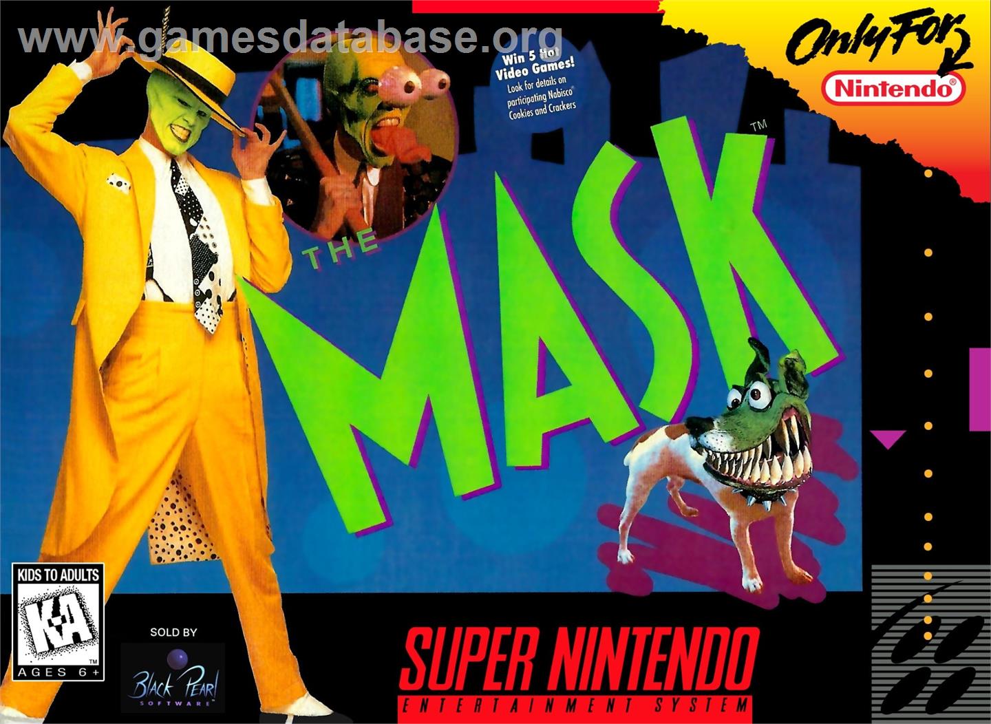 Mask, The - Nintendo SNES - Artwork - Box