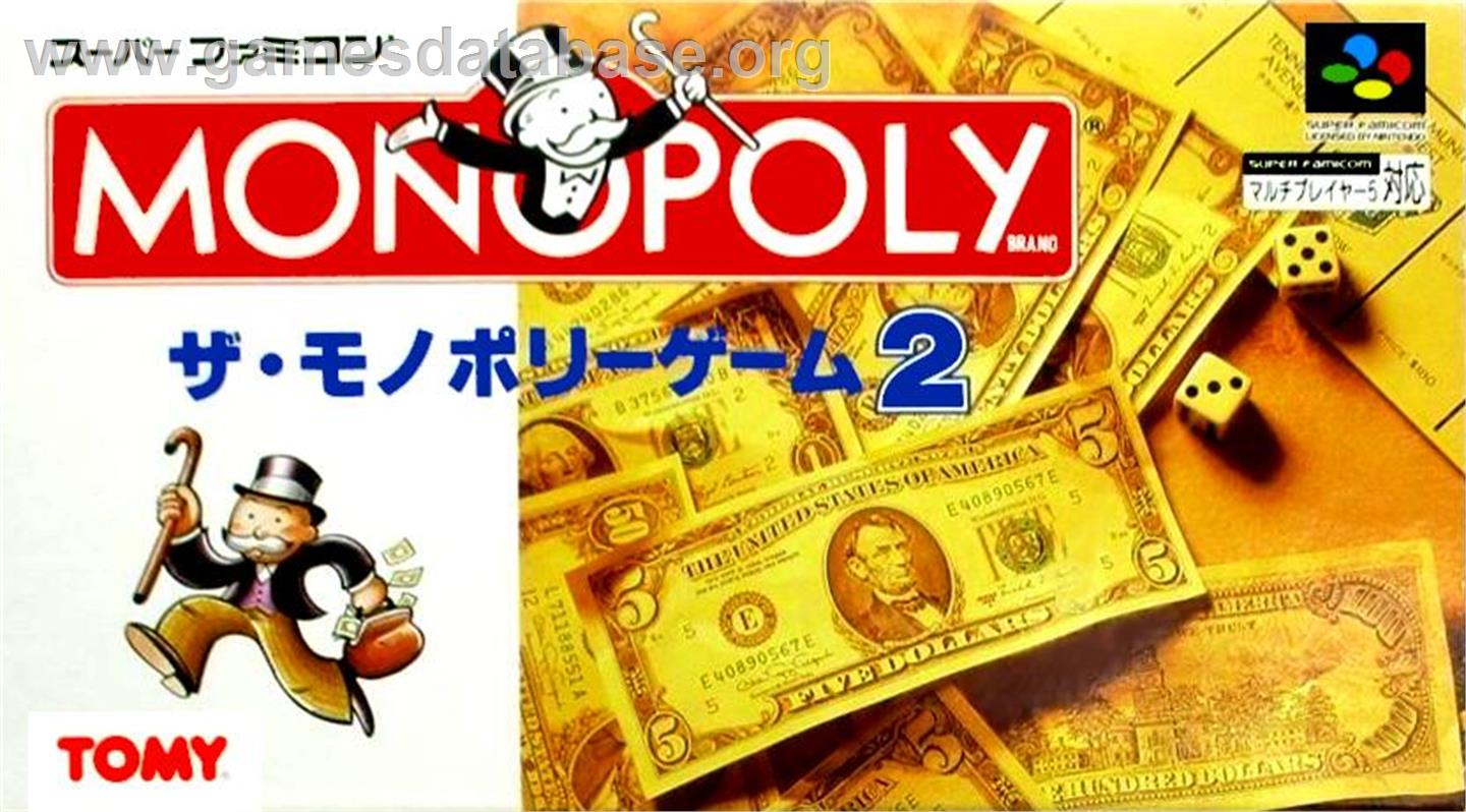 Monopoly Game 2, The - Nintendo SNES - Artwork - Box