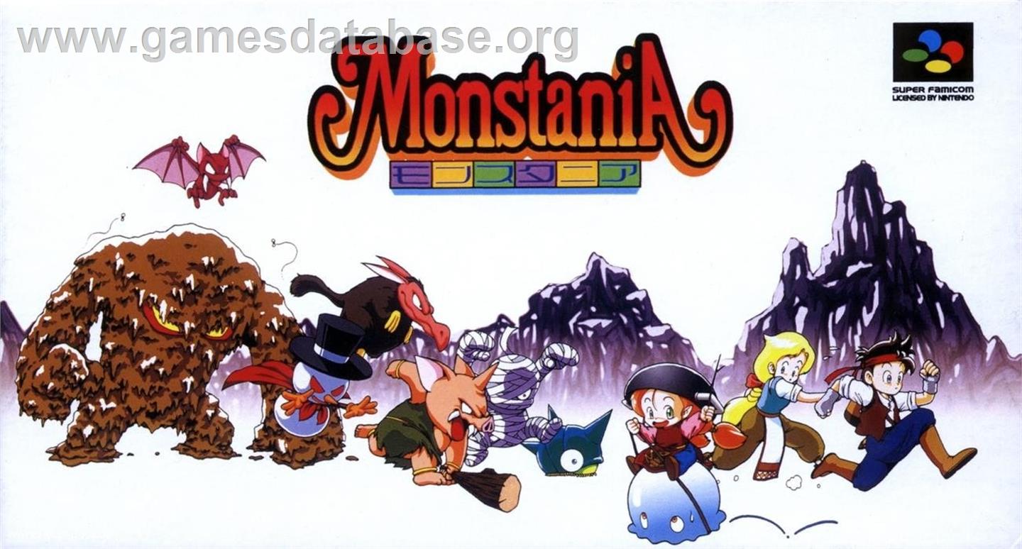 Monstania - Nintendo SNES - Artwork - Box