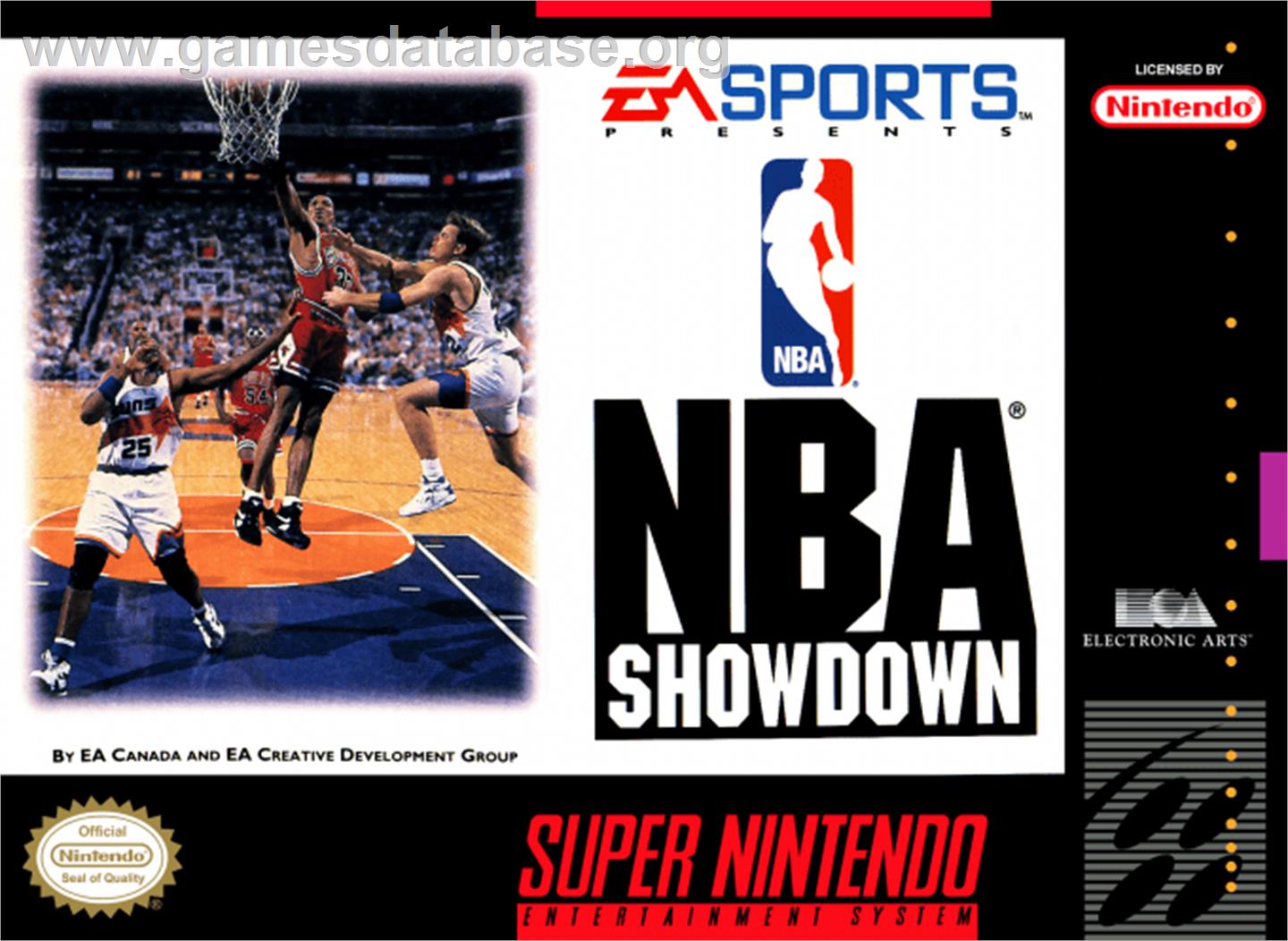 NBA Showdown - Nintendo SNES - Artwork - Box