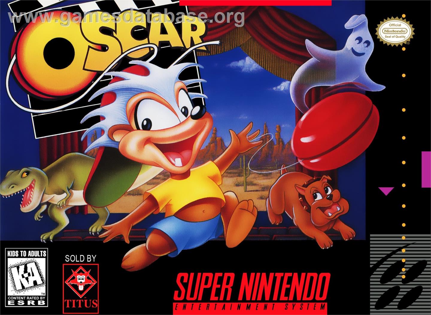 Oscar - Nintendo SNES - Artwork - Box