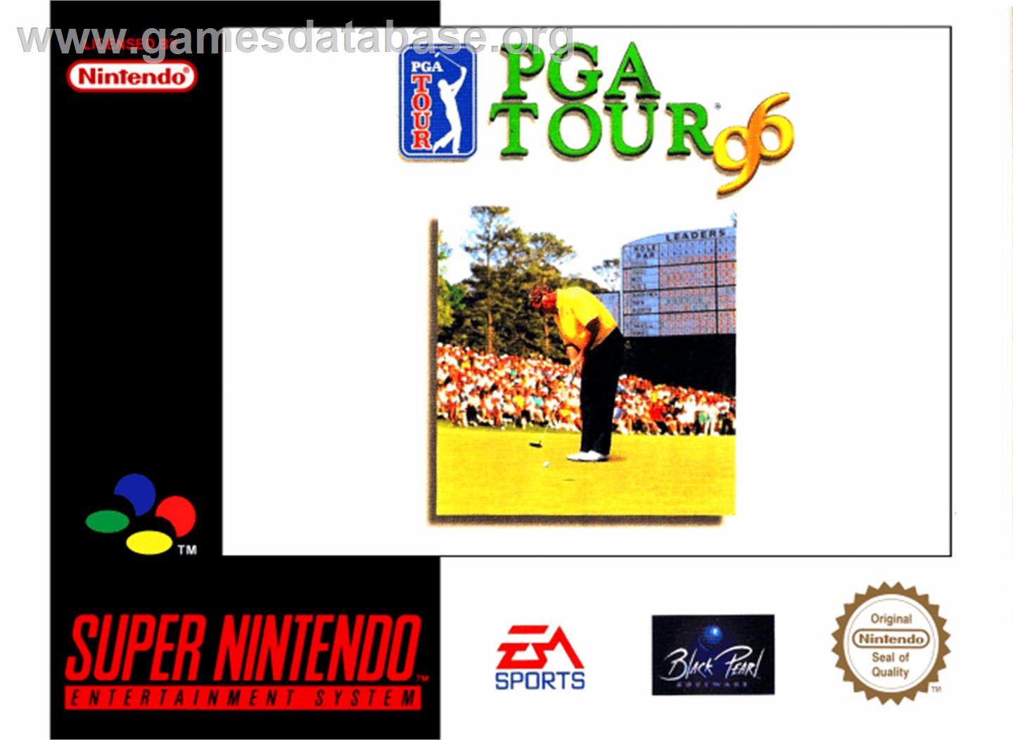 PGA Tour '96 - Nintendo SNES - Artwork - Box