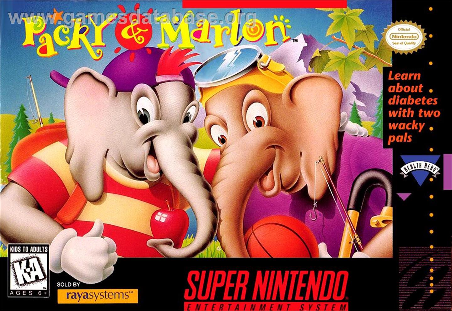 Packy And Marlon - Nintendo SNES - Artwork - Box