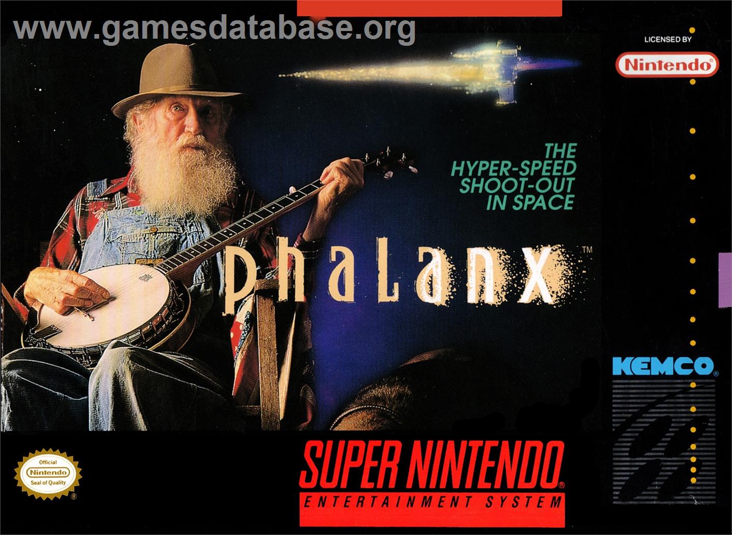 Phalanx - Nintendo SNES - Artwork - Box