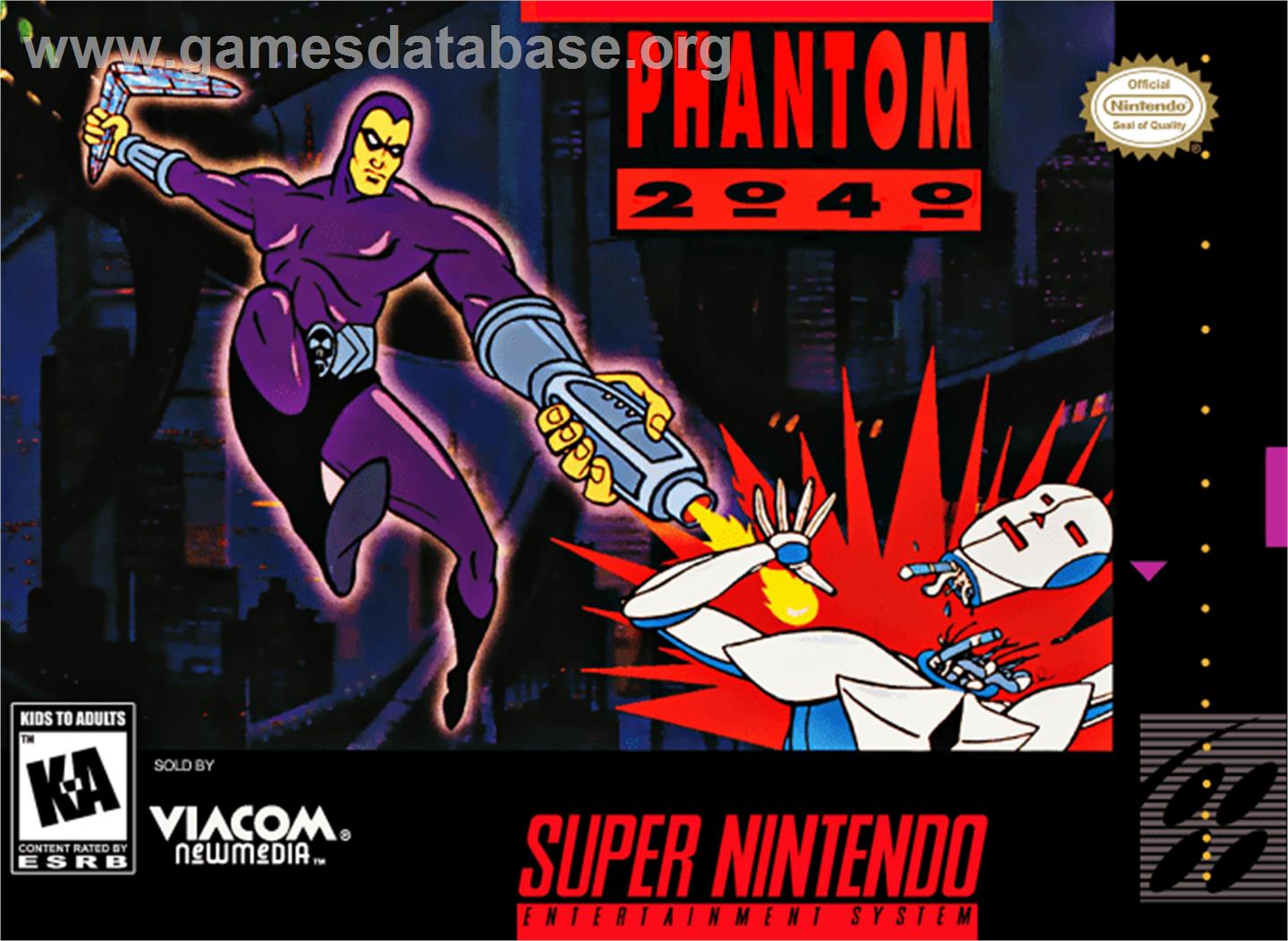 Phantom 2040 - Nintendo SNES - Artwork - Box