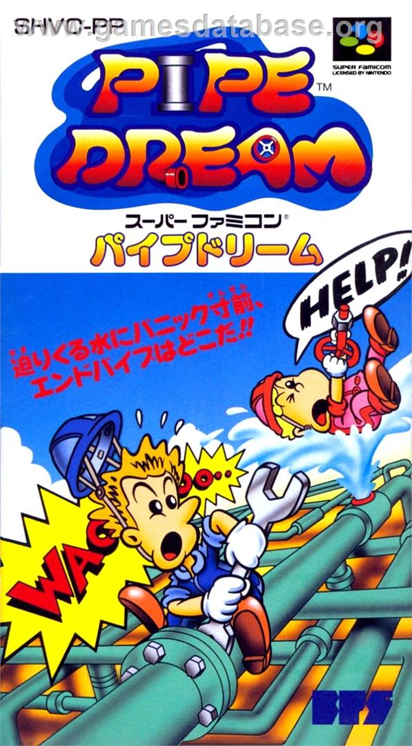 Pipe Dream - Nintendo SNES - Artwork - Box