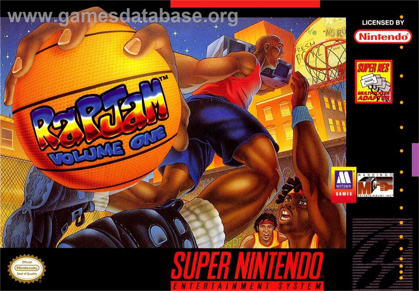 Rapjam - Volume One - Nintendo SNES - Artwork - Box