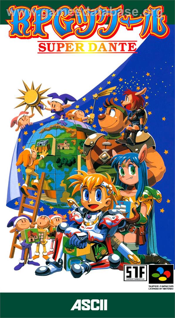 Rpg Tsukuru - Super Dante - Nintendo SNES - Artwork - Box