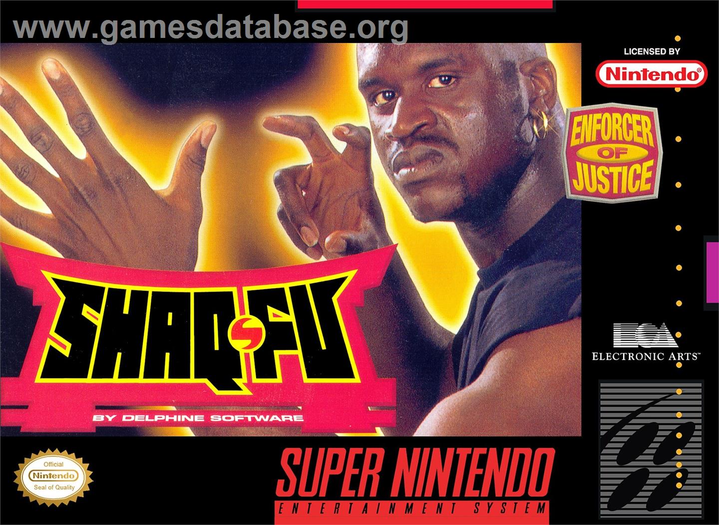 Shaq Fu - Nintendo SNES - Artwork - Box