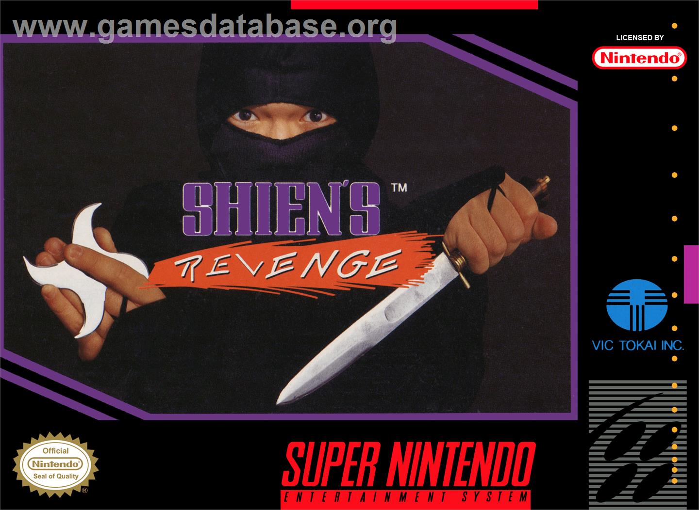 Shien's Revenge - Nintendo SNES - Artwork - Box