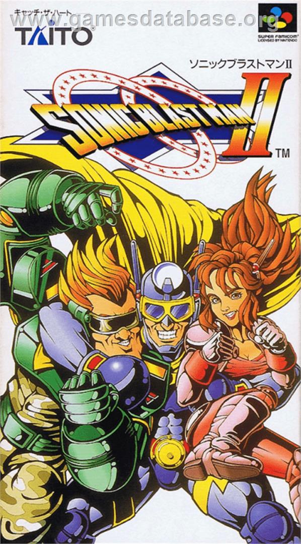 Sonic Blast Man 2 - Nintendo SNES - Artwork - Box
