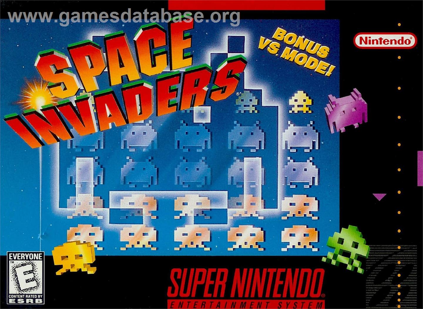 Space Invaders - Nintendo SNES - Artwork - Box