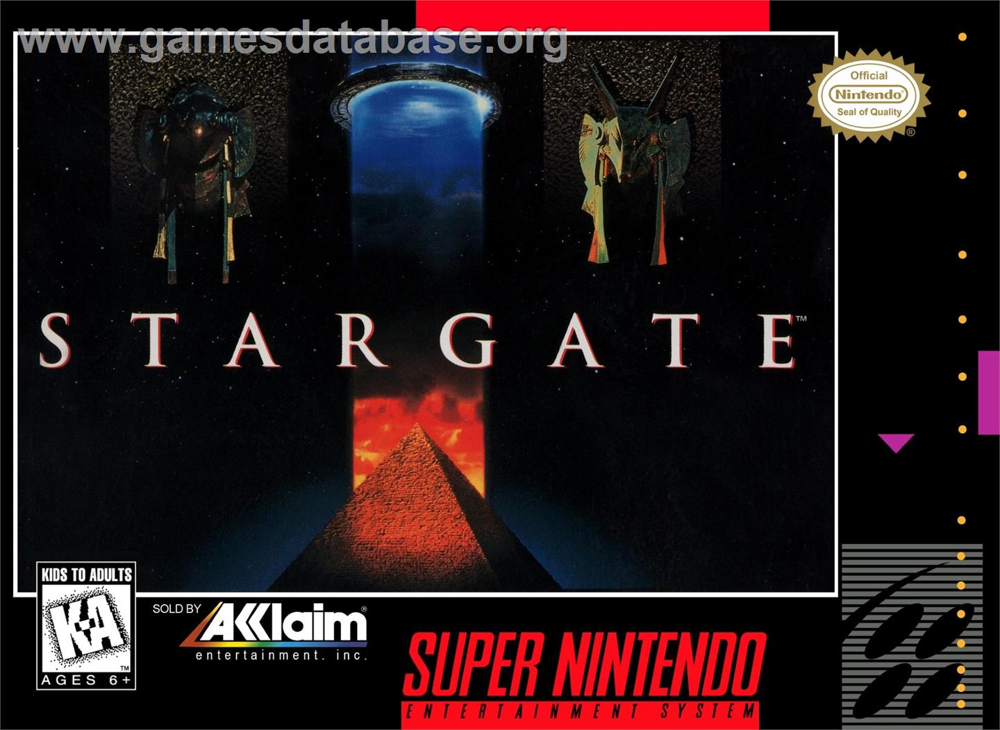 Stargate - Nintendo SNES - Artwork - Box
