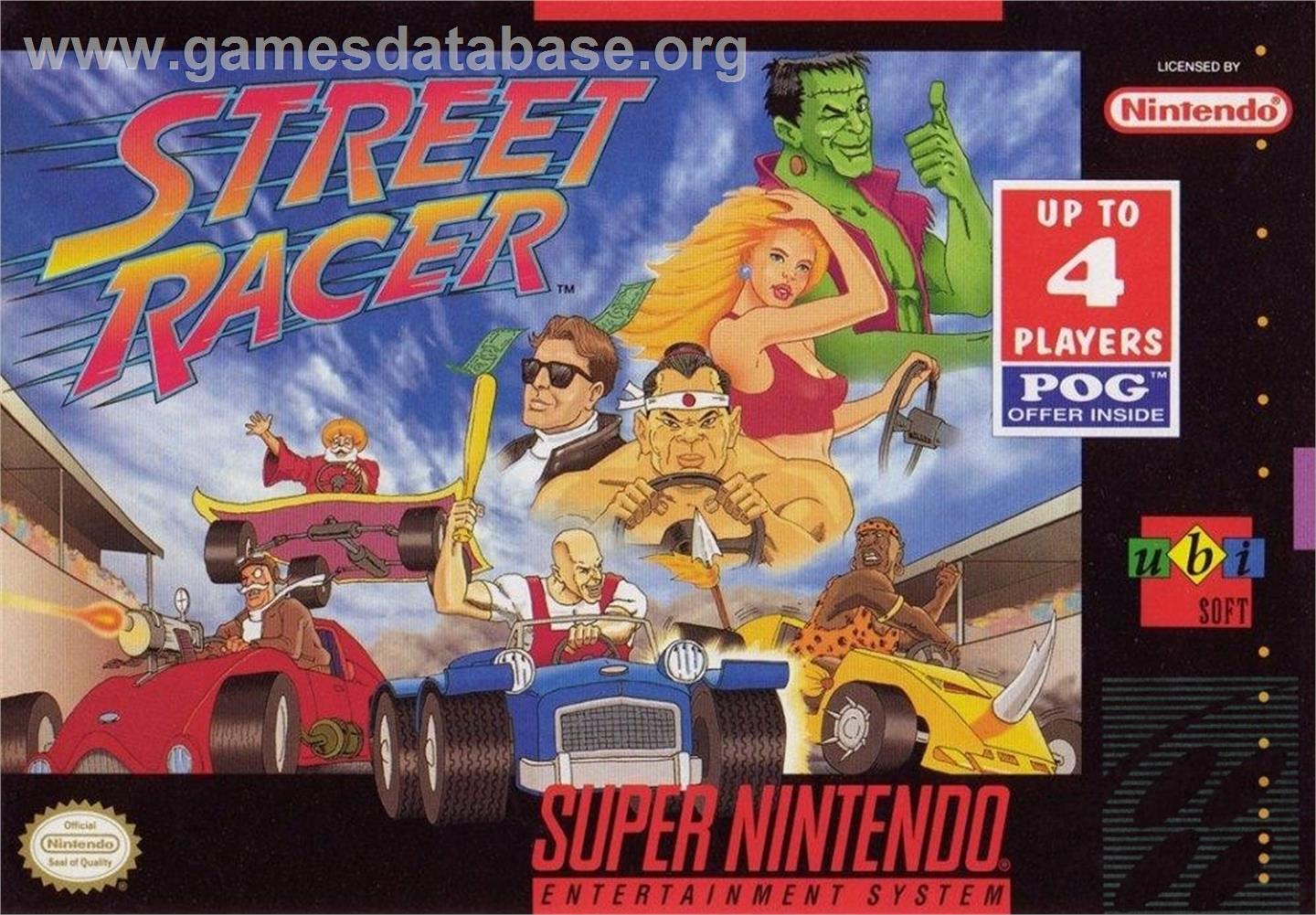 Street Racer - Nintendo SNES - Artwork - Box
