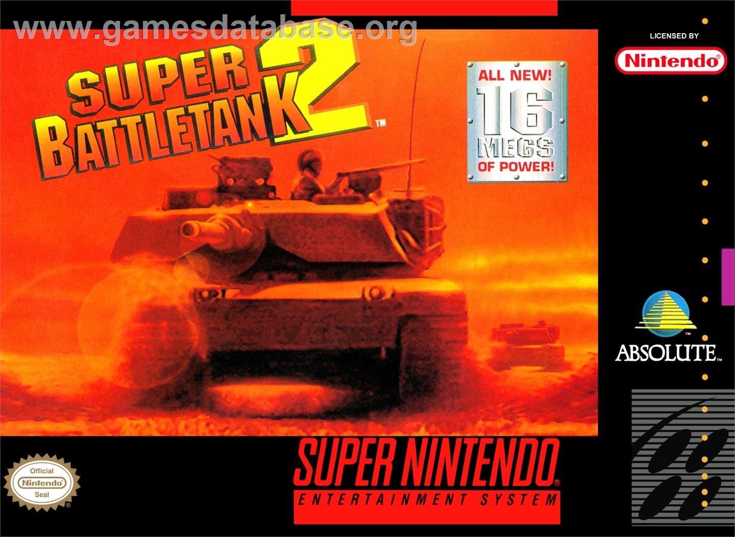 Super Battletank 2 - Nintendo SNES - Artwork - Box