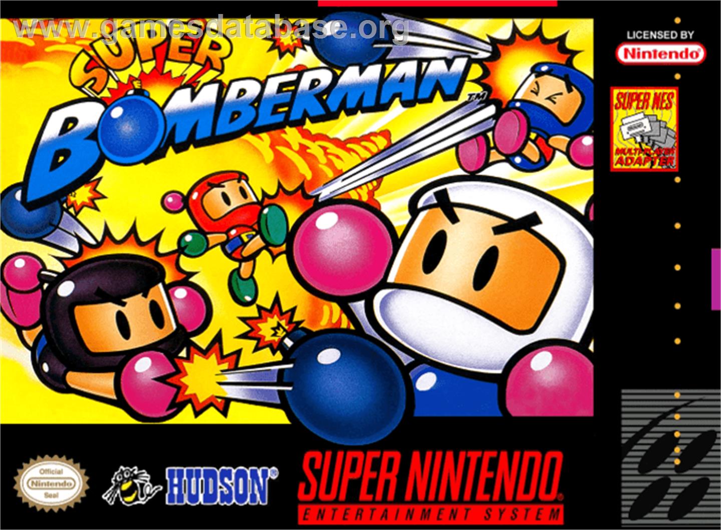 Super Bomberman - Nintendo SNES - Artwork - Box