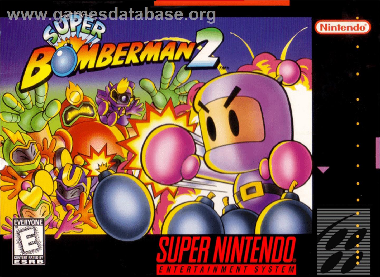 Super Bomberman 2 - Nintendo SNES - Artwork - Box