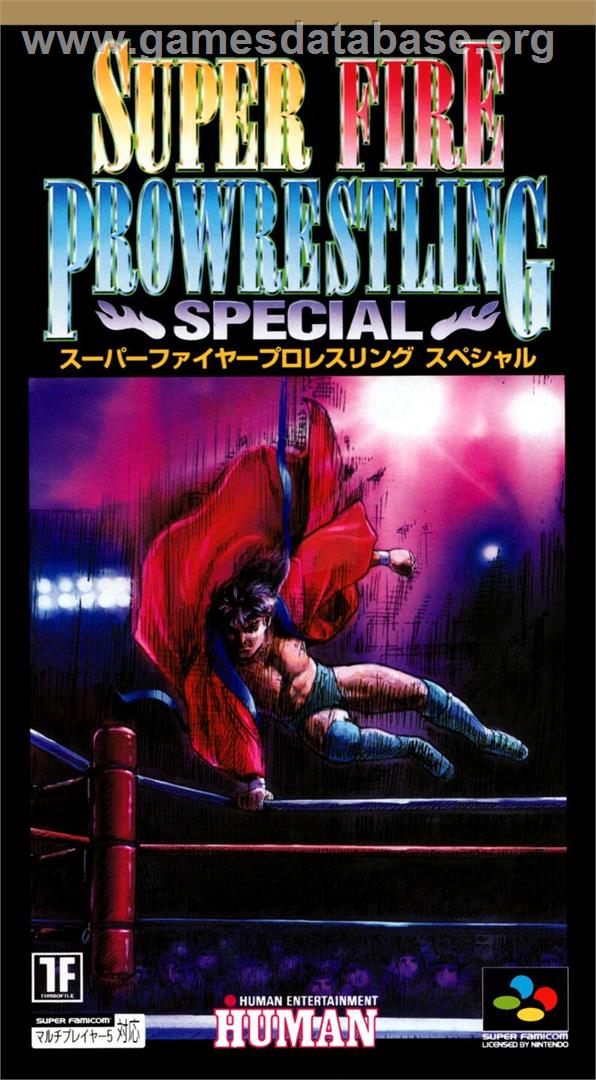 Super Fire Pro Wrestling Special - Nintendo SNES - Artwork - Box