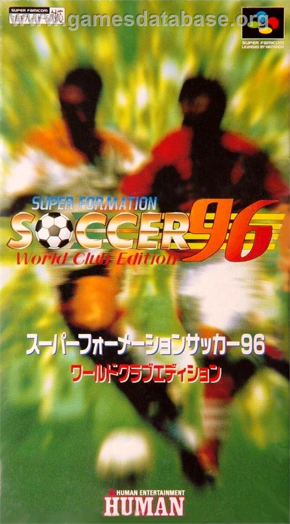 Super Formation Soccer 96 - World Club Edition - Nintendo SNES - Artwork - Box