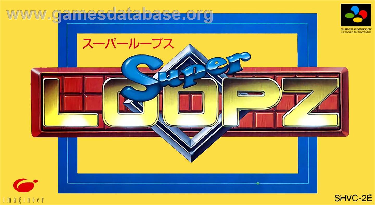 Super Loopz - Nintendo SNES - Artwork - Box