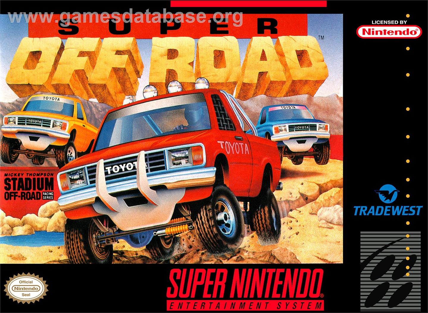 Super Off Road - Nintendo SNES - Artwork - Box